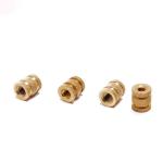 M3-M12 Brass Knurled Nut Through Hole Inlaid Injection Knurled Copper Nuts