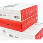 80gsm PMS Consumer Electronics Packaging Boxes Customized Folding C1S Card