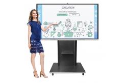 China Silver Smart Class Interactive Whiteboard Capacitive Touch Electronic supplier