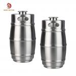 Solid Exquisite Stainless Steel Empty 5 Litre Beer Keg for sale