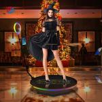 Remote Control 360 Photo Booth Rotating Stage With Camera For Taking Photos for sale
