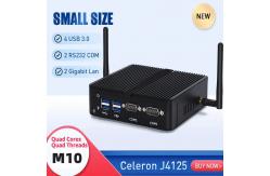 China Fanless Industrial Desktop Mini Computers PC J4125 N5105 8GB RAM supplier