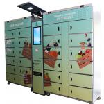 Transparent Food Safe Fridge Locker Qr Code 15inch With Self Large Or Small Box for sale