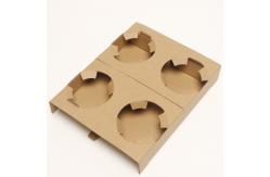 China Customized Printable Bakery Packaging Box Disposable Rectangle Paper Cup Pad supplier