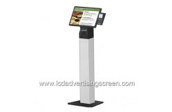 China 21.5 Inch Floor Standing Self Ordering Kiosk With NFC Reader supplier