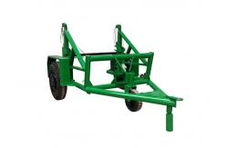 China 3t 5t 8t 10t Spray Painting Cable Drum Trailer With Damping Device supplier