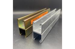 China Zinc Plated 3m 6m Spot Welding Double Unistrut Channel supplier
