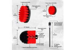 China 4 Pack Drill Scrubber Brush Multi Purpose Power Scrubber Cleaning Brush supplier