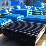 High Manganese Mn13Cr2 30 Tooth Jaw Crusher Jaw Plate Castings And Forgings