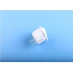 Small ON OFF Round Momentary Rocker Switch , White Micro Rocker Switch