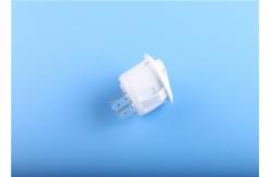 China Small ON OFF Round Momentary Rocker Switch , White Micro Rocker Switch supplier