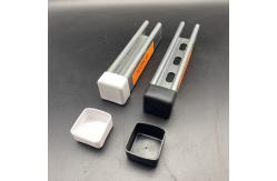 China Square Shape Plastic Rubber Unistrut End Cap supplier
