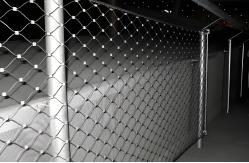China 7x7 Structure Stainless Steel Wire Rope Mesh Net Wire Rope Mesh Railing supplier