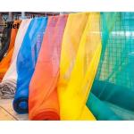 Black Construction Safety Net Fire Resistant Debris Safety Netting Customized