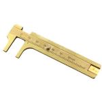 High Quality Mini Brass Sliding Gauge Vernier Caliper Measure Measurement Tool For Pocket for sale