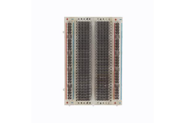 400 Points Transparent Round Hole Solderless Breadboard