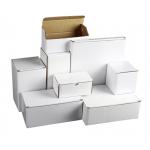 Rectangular Food Cosmetics White Folding Packaging Box With General Printing Logo