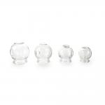 Chinese Anti Aging 5Pcs Glass Vacuum Cupping Set For Face And Body for sale