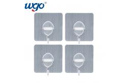 China SGS Towel Hanging Bathroom Wall Hooks 20mm Deep Moisture Proof supplier