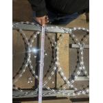 500mm Coil Diameter Flat Rape Coils Razor Wire To Security Fence