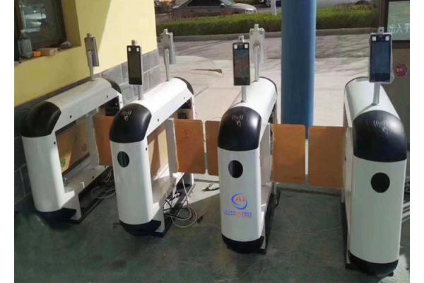 Bi Directional Facial Access Control Swing Gate Amusement Park Turnstile