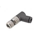 Waterproof M8 Angled Female Plastic Assembled Plug Screw Terminal 3/4pin IP67 for Outdoor for sale