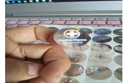 China Silver Seal Hologram Labels For The 10ml Vials Or Boxes supplier