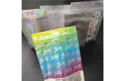 China Printed Vape Cartridge Foil Pouch Packagi Salt Spice Glitter Shinny Iridescent Bag supplier