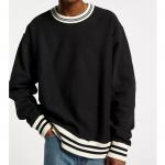 Cotton French Terry Fleece Plain Crew Neck Sweatshirt Crop Oversize Anti Wrinkle for sale