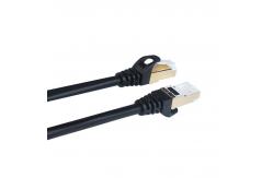 China HDPE 1.5m Nylon Network Cable Double Shielded Network Jumper Cat6A supplier
