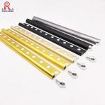 Brushed Aluminium Tile Trim , Anodized Metal Tile Trim 8mm Anticorrosion for sale