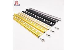 China Round Shape Aluminum Floor Edge Trim Anodized Edge Ceramic Trim Line supplier