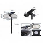 IP65 Waterproof Solar Power Garden Lights Stick Lawn Stake Outdoor Pathway Yard LED for sale