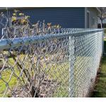 200*50mm PVC Coated Chain Link Mesh Fence Panels For Playground