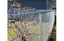 China 200*50mm PVC Coated Chain Link Mesh Fence Panels For Playground supplier