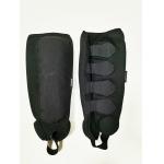 Padded Protective Gear Soccer Shin Guards With Ankle Support and Adjustable Straps for sale