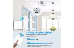 China 16A 433Mhz Wireless Kinetic Energy Switch 2 Way Push Button Waterproof Light Switch supplier