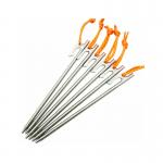 200mm 220mm 260mm Titanium Tent Stake Titanium Shepherd Hook Stakes for sale