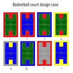 25cm Length Outdoor Sports Interlocking Tiles Elasticity PP Floating Floor