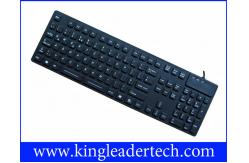 China 105 Keys Waterproof Silicone Keyboard With 12 Function Area For Numeric Keys supplier