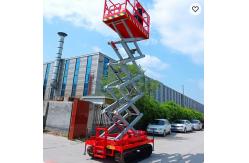 China Rough Terrain Self Propelled Scissor Lift Track Mobile Hydraulic Scissor Lift supplier