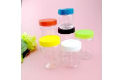 China Round Straight 150ml 250ml 360ml 450ml Plastic Food Jars With PP Thread Cap supplier