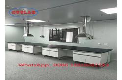 China Customizable Safety Chemistry Lab Workbench with Cabinets and Fire Resistant Structure supplier