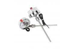 China Water Pump Accessories Industrial Mini Bimetallic Thermometer Manometer with ODM Customization supplier
