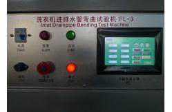 China CSA Household Appliance Test Equipment , Inlet Drainpipe Bending Test Machine supplier