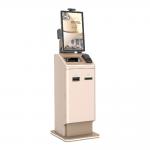 Self Service Kiosk For Hotels With Printer QR Code Scanner Cash Recycler for sale