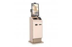 China Self Service Kiosk For Hotels With Printer QR Code Scanner Cash Recycler supplier