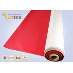High Temperature Fire Resistant Fiberglass Fabric Durable Polyurethane Coated for sale