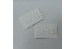 China BV Approved Silicone 3D Embossed Custom Sew On Logo Patches PVC Badge supplier