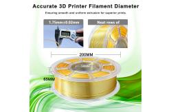 China High Strength PLA+ Filament  Silk Dual Gold Silver 3D Printer Filament 1.75mm supplier